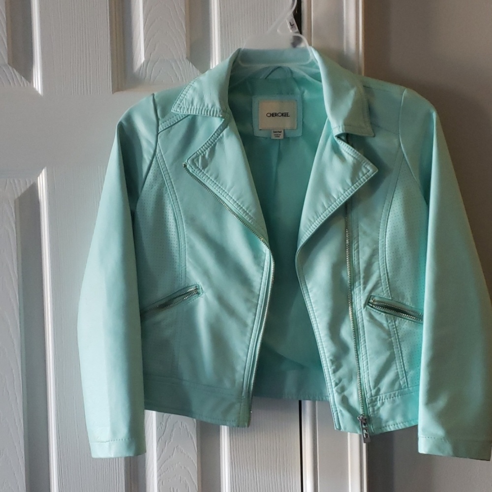 Faux leather jacket